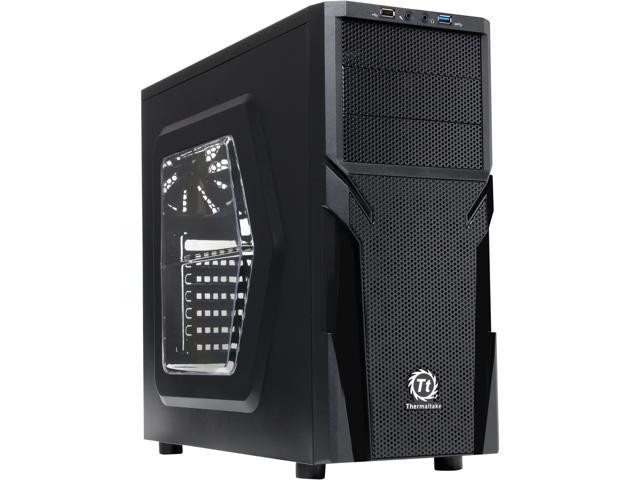 Thermaltake Versa H21/Black/Win/SECC Black SPCC ATX Mid Tower Computer Case (CA 1B2 00M1WN 00)