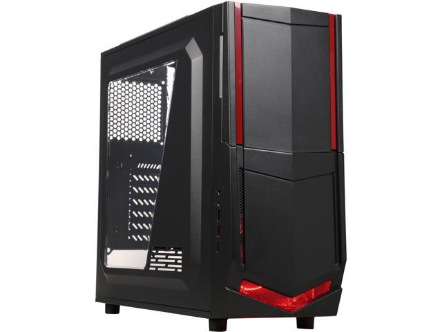 AZZA Cosmas 208 (CSAZ-208S) Black SECC ATX Mid Tower Computer Case ...