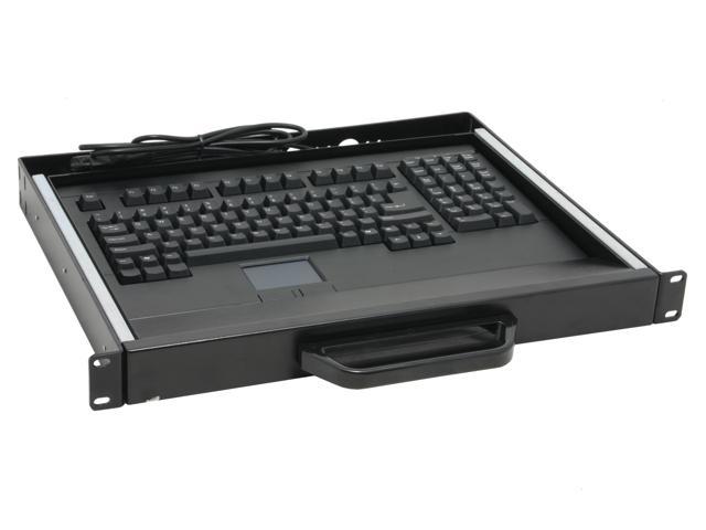 NORCO PIK 230B 1U Rackmount Keyboard Drawer with Touch Pad