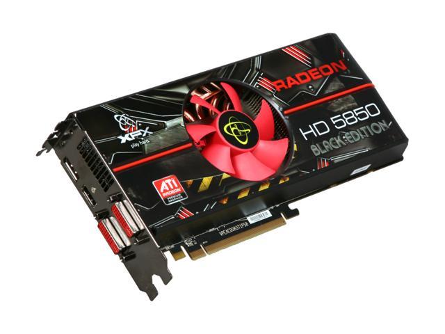 XFX HD-585X-ZABC Radeon HD 5850 Black Edition 1GB 256-bit DDR5 PCI ...