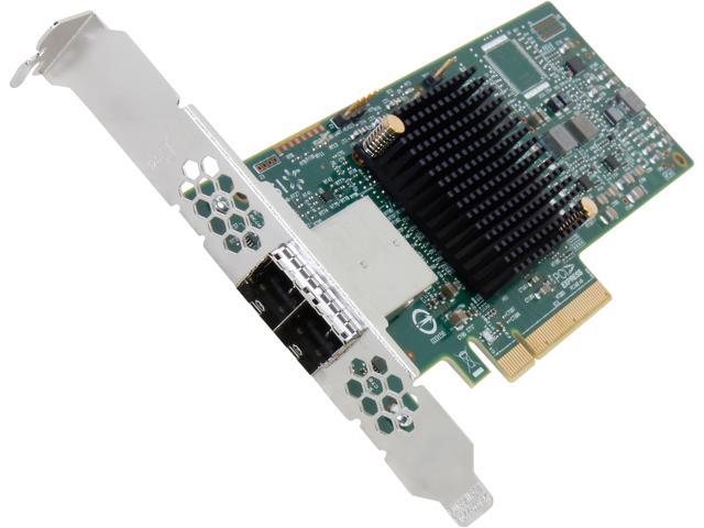 LSI 9300-8e PCI-Express 3.0 SATA / SAS 8-Port SAS3 12Gb/s HBA - Single ...