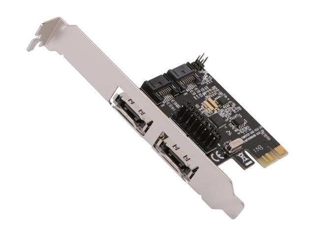 SYBA SD-PEX40049 Flex-2-port SATA III 6Gbps PCIe Card, Hard Drive ...