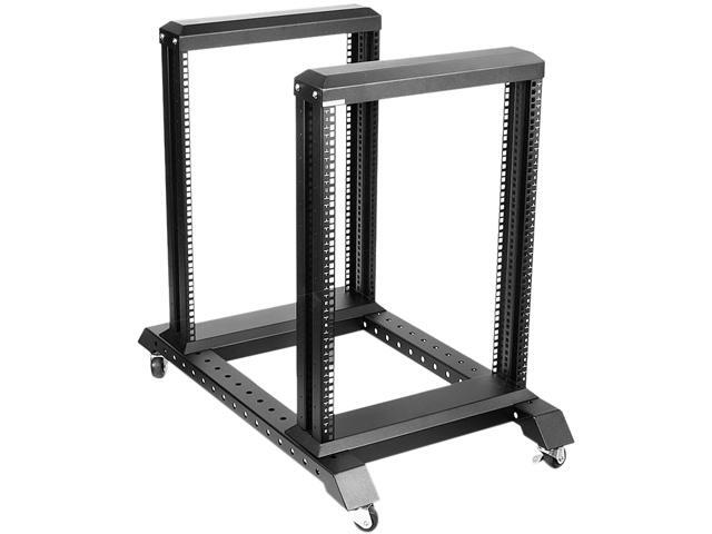 Neweggbusiness Istarusa Wo15ab Kbr1u 15u 4 Post Open Frame Rack Istarusa Wo15ab Kbr1u 15u 4 Post Open Frame Rack With 10 Overload Protection Pdu