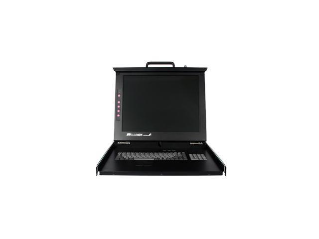 StarTech RACKCONS1916 1U 19" Folding Rackmount LCD Console with 16 Port Multi Platform KVM