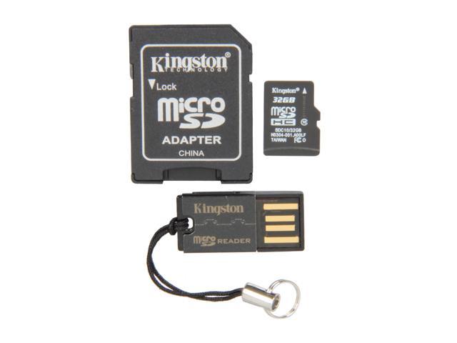Kingston 16GB microSDHC Flash Card Multi Kit/Mobility Kit Model MBLY10G2/16GB