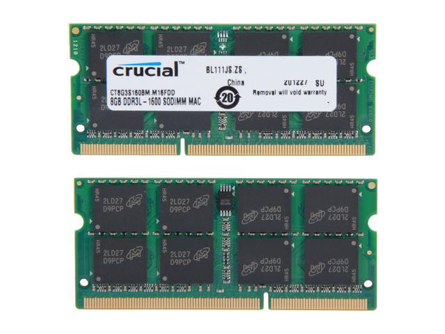 Crucial Ddr3 1600 So-dimm Memory For Mac