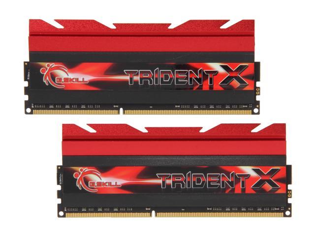 Open Box G.SKILL TridentX Series 16GB (2 x 8GB) 240 Pin DDR3 SDRAM DDR3 2400 (PC3 19200) Desktop Memory Model F3 2400C10D 16GTX