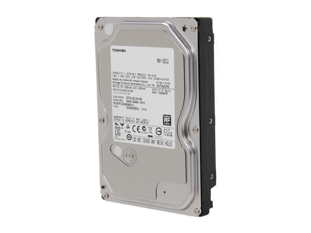 Open Box TOSHIBA DT01ACA100 1TB 7200 RPM 32MB Cache SATA 6.0Gb/s 3.5" Internal Hard Drive Bare Drive