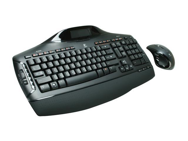 Logitech MX 5500 Revolution Black Bluetooth Cordless Desktop Standard ...