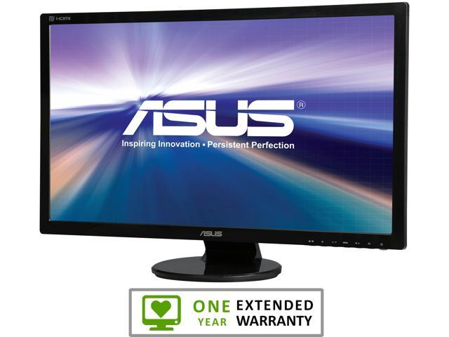 Refurbished ASUS VE276Q Black 27" 2ms(GTG) HDMI Widescreen LCD Monitor 300 cd/m2 100,000 :1 (ASCR) Built in Speakers
