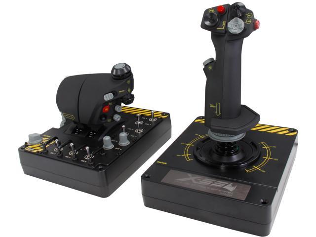 Mad Catz Saitek Pro Flight X-55 Rhino H.O.T.A.S. (Hands on ...