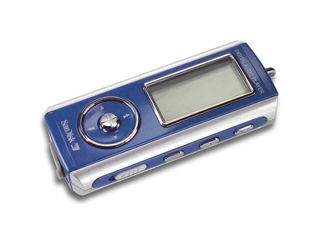 SanDisk Blue 512MB MP3 Player SDMX1-512-A18 - Newegg.com