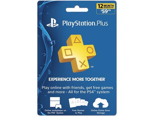 PlayStation Plus 12-Month Live Subscription Card - Newegg.com