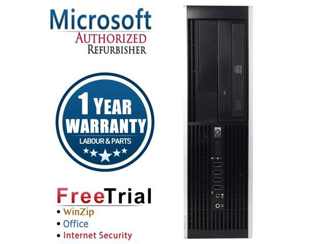 Refurbished: HP Compaq 8200 Elite SFF Intel Core i3-2100 3.10 GHz Desktop PC, 4GB DDR3, 1TB HDD, Win 7 Pro 64 Bit