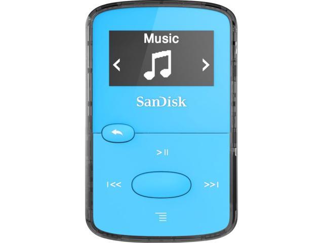 SANDISK SDMX26 008G G46B 8GB .96" Clip Jam(TM)  Players (Blue)