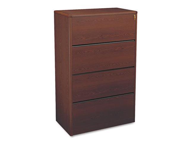 HON 107699N 10700 Series Four Drawer Lateral File, 36w x 20d x 59 1/8h, Mahogany