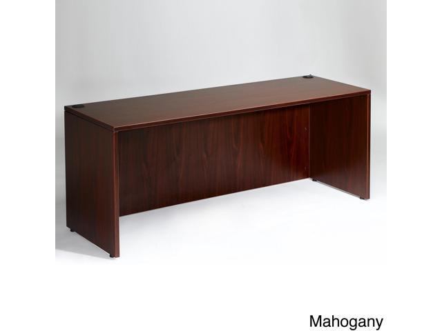 Boss 66 inch Cherry or Mahogany Finished Desk Shell