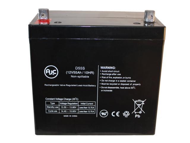 Am 55ah 12v 55ah Wheelchair Battery : Ajc Brand Replacement