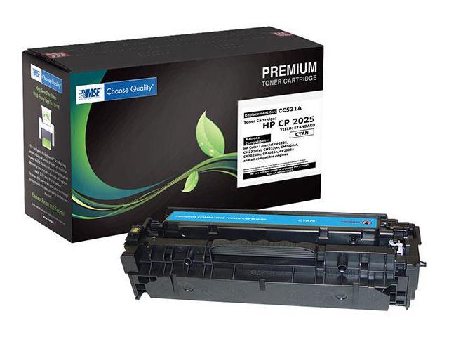 MSE 02 21 53214 Toner Cartridge (OEM # HP  CC532A,304A) 2,800 Page Yield; Yellow