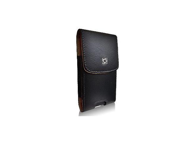 Noble Stitched Vertical Leather Pouch For Samsung Fascinate I500