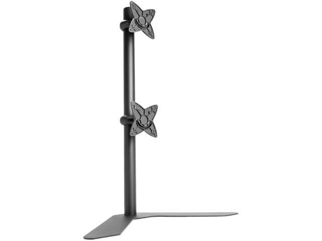 Neweggbusiness Vivo Dual Lcd Monitor Desk Stand Free Standing Vivo Dual Lcd Monitor Desk Stand Free Standing Vertical Fits Screens Up To 27