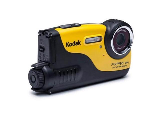 Kodak PixPro WP1 Waterproof Digital Camera, 16MP, 720p, 16' Depth Rating #WP1 YL