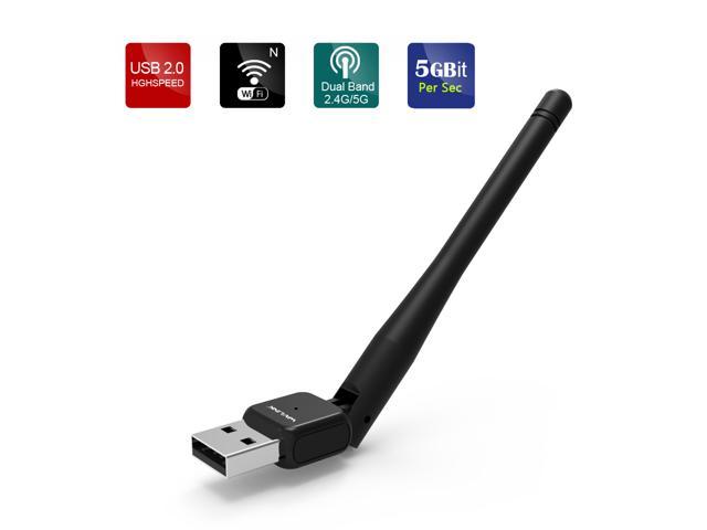 Wavlink 600Mbps Dual Band Wireless USB Wifi Adapter, High Power 802 ...