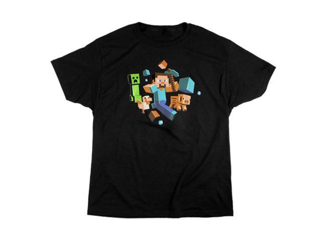 Jinx Minecraft Run Away! Glow in the Dark T-Shirt XL - Newegg.com