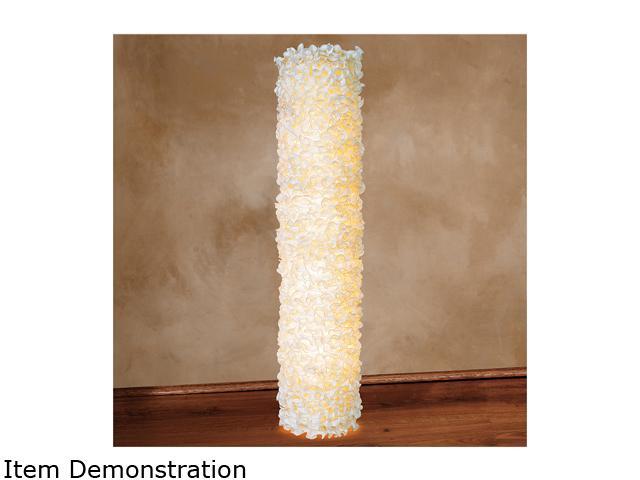 Lumisource Lace Tower Lamp Ivory Floor Lamps Newegg Com Lumisource Lace Tower Lamp Ivory