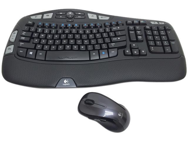 Logitech 920-002555 MK550 2.4 GHz Wireless Keyboard, Mouse - Laser ...