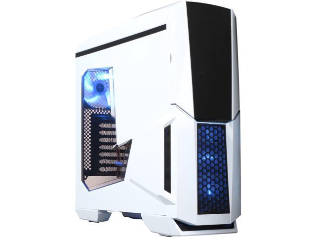 DIYPC D480-W White Dual USB 3.0 ATX Mid Tower Gaming Computer Case with Build-in