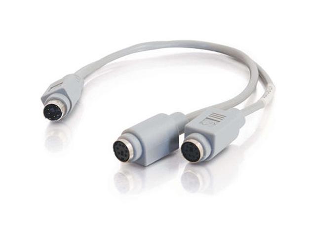 C2G 1 ft One PS/2 Male to Two PS/2 Female Y-Cable
