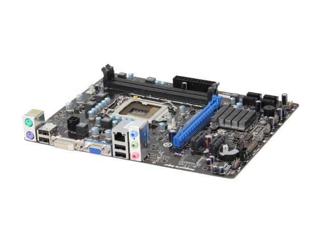 MSI H61M-P31/W8 LGA 1155 Intel H61 Micro ATX Intel Motherboard with ...