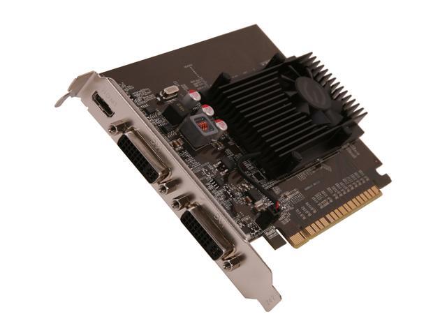 EVGA GeForce GT 610 DirectX 12 (feature level 11_0) 02G-P3-2617-KR 2GB 64-Bit DDR3 PCI Express 2.0 x16 HDCP Ready Video Card