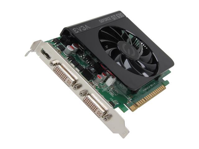 EVGA GeForce GT 630 DirectX 12 (feature level 11_0) 01G-P3-2631-KR 1GB ...