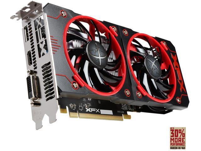 XFX Radeon RX 460 DirectX 12 RX-460P4DFG5 4GB 128-Bit GDDR5 PCI Express 3.0 CrossFireX Support Video Card