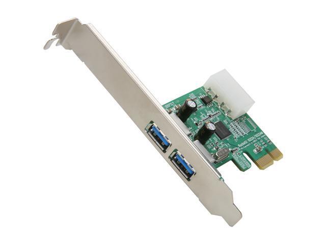 HighPoint RocketU 1022A PCI-Express 2.0 x1 Low Profile USB 3.0 HBA ...