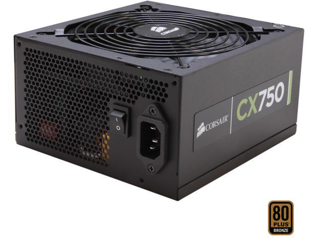 CORSAIR CX series CX750 750W 80 PLUS BRONZE Haswell Ready ATX12V ...