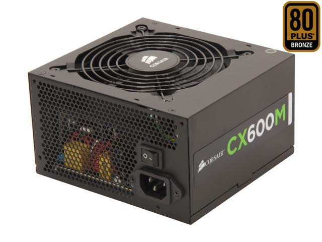 CORSAIR CX-M series CX600M 600W 80 PLUS BRONZE Active PFC ATX12V