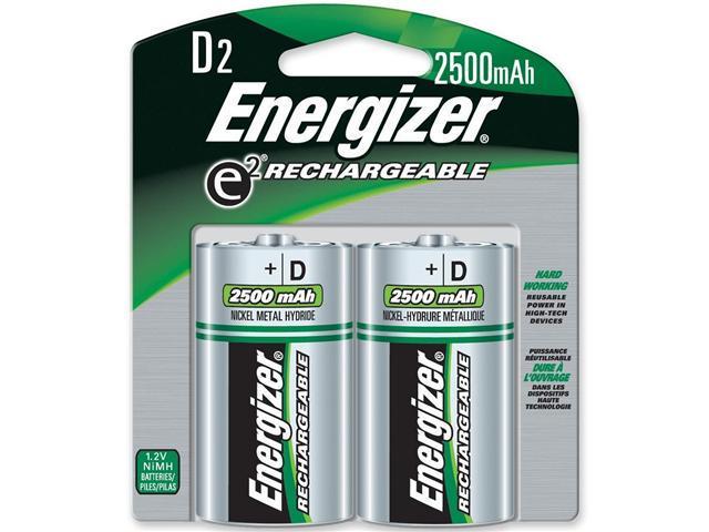 Energizer NH50BP2 Rechargeable D Cell Batteries, 2 Per Pack - Newegg.com