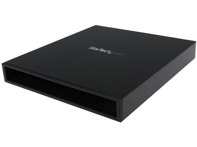 StarTech.com USB to Slimline SATA CD/DVD Optical Drive Enclosure -Black (SLMSOPTB)