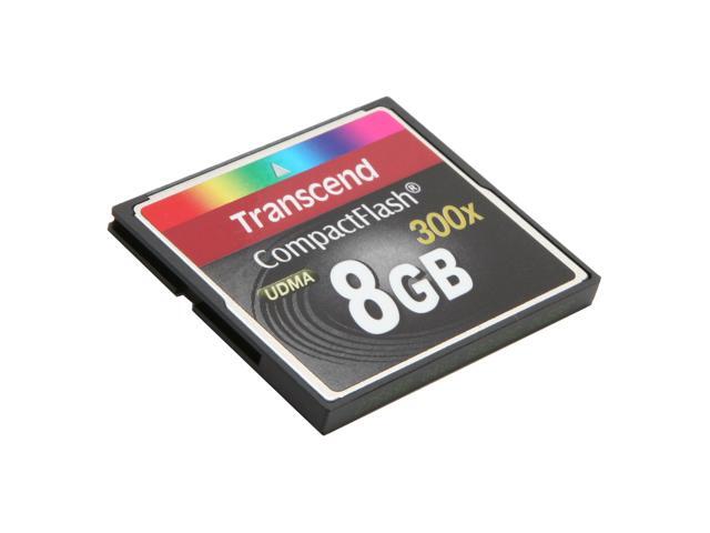 Transcend 8GB Compact Flash (CF) Flash Card Model TS8GCF300