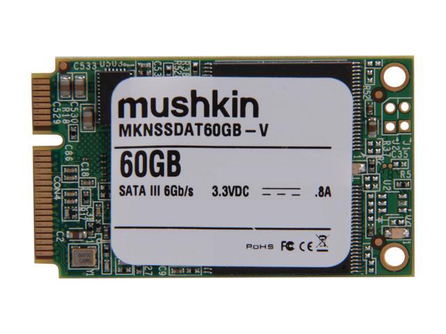 Mushkin Enhanced Atlas Series 60GB Mini-SATA (mSATA) MLC Internal Solid State Drive (SSD) MKNSSDAT60GB-V