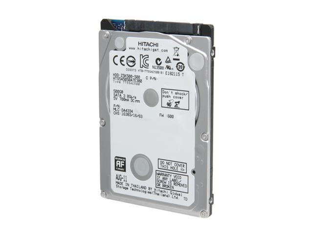 HGST Travelstar Z5K500 HTS545050A7E380 (0J11285) 500GB 5400 RPM 8MB Cache SATA 3.0Gb/s 2.5
