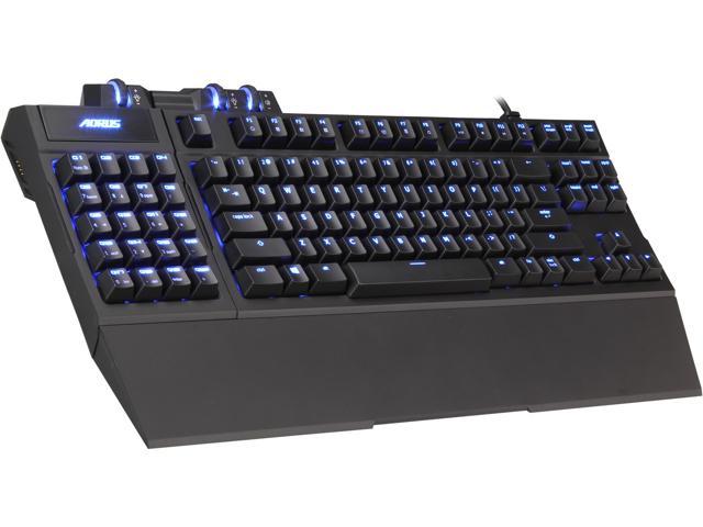 AORUS Thunder K7 Cherry Red Mechanical Keyboard with Detachable Macro ...