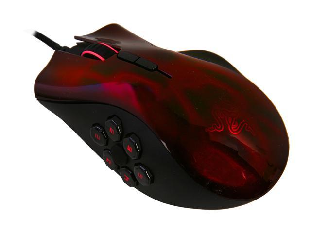 RAZER Naga Hex Wired USB Gaming Mouse - Red - Newegg.com