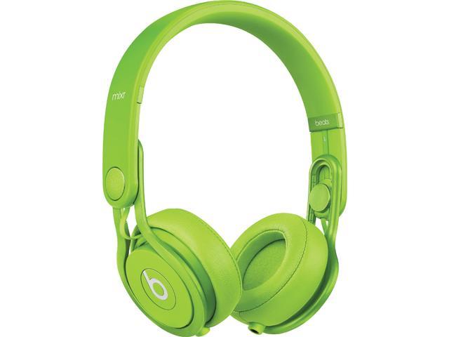 Refurbished: Beats by Dr. Dre Green MHC62AM/A Mixr Over Ear Headphones ...