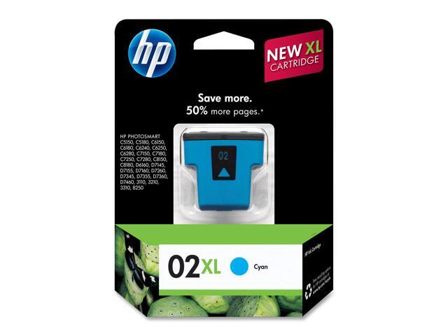 HP 02XL Cyan Ink Cartridge (C8730WN#140) - Newegg.com