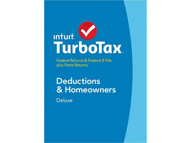 turbotax deluxe with state + efile 2017