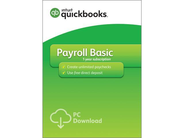 Quickbooks basic payroll 2017